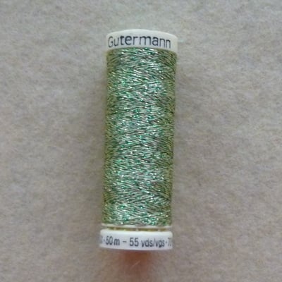 Gutermann Metallic Thread 50m - Green 400