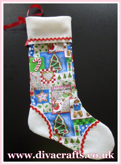 Diva crafts ideas gallery christmas stocking