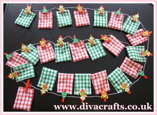 diva crafts ideas gallery fabric advent calendar