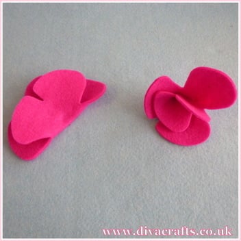 felt flower free project diva crafts (2)