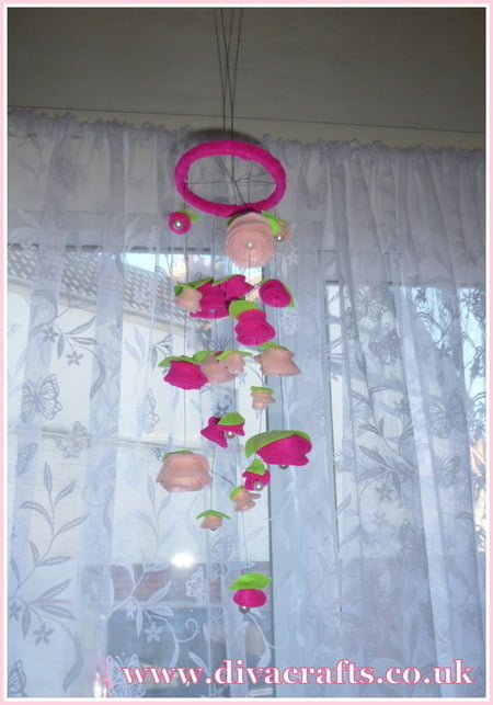 floral mobile decoration free project diva crafts (7)