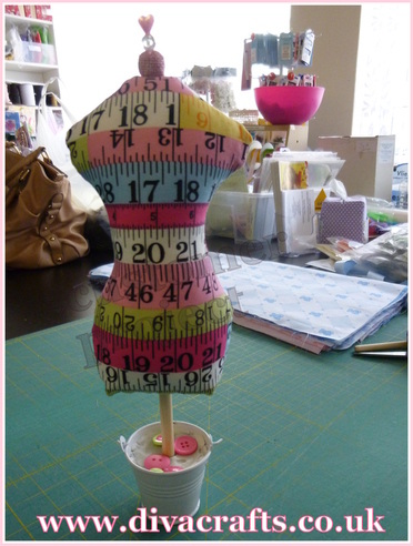 mannequin pin cushion customer project diva crafts