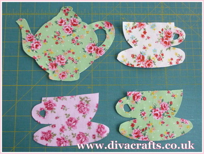 hanging tea cups and teapot decoration free project diva crafts (2)