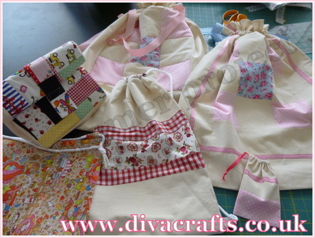 diva crafts customer project assorted bag designs