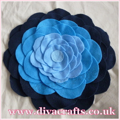 felt flowers customer project diva crafts (2)