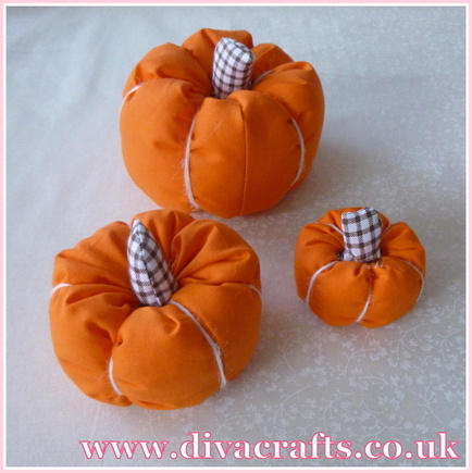 fabric pumpkin free project diva crafts (5)