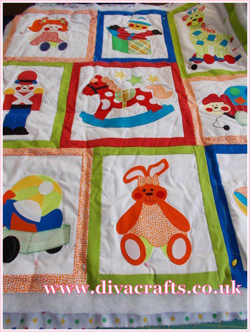 babies quilt customer project diva crafts