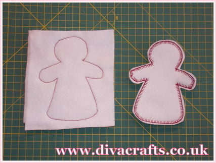 felt snowman mini project diva crafts (2)