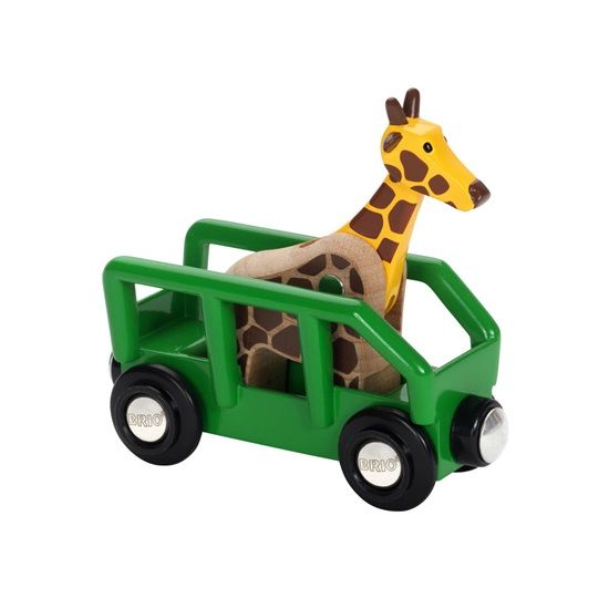 Safari Giraffe & Wagon  - Brio