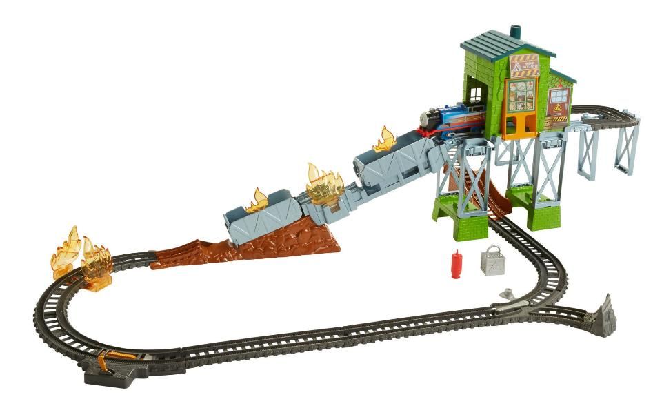 Fiery Rescue Set with Real Steam Thomas - Trackmaster Revolution 