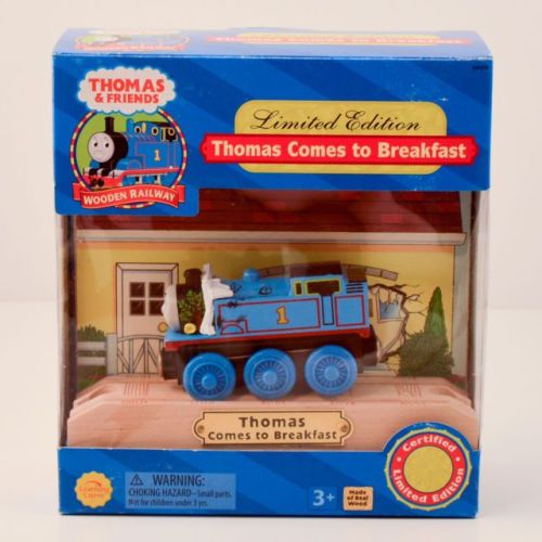 thomas comes to breakfast wooden railway