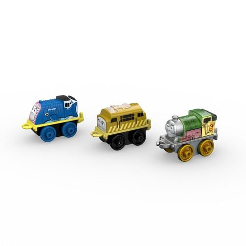 2017 3Pk Minis - Steelworks Percy , Aquatic Spencer , Diesel 10 - Thomas Mi