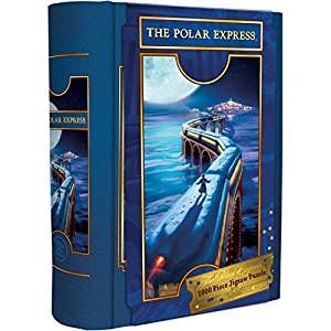 MasterPieces Holiday Polar Express Jigsaw Puzzle, Collectable Book Box, 100