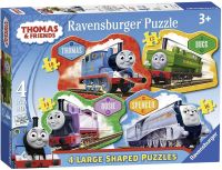 Thomas & Friends  4 in a Box Large Shaped Puzzles (10, 12, 14 & 16 pce)