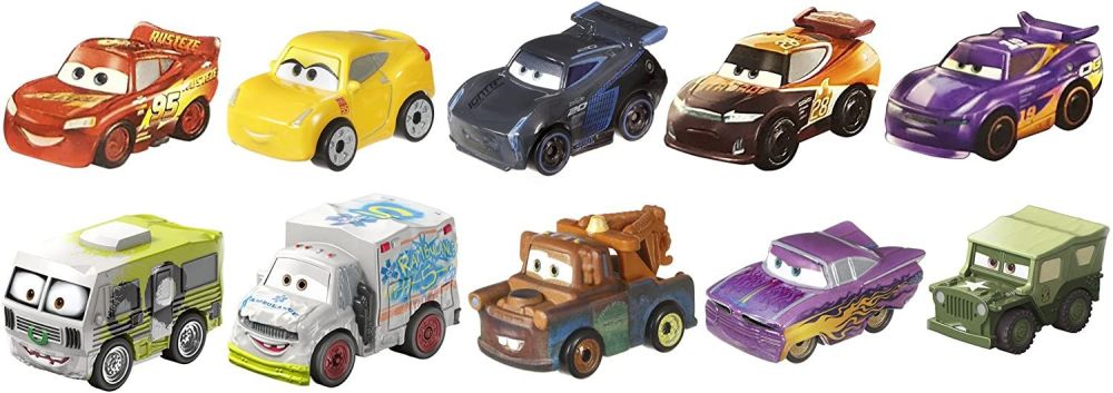 Disney Cars Mini Racers Variety 10 Pack 