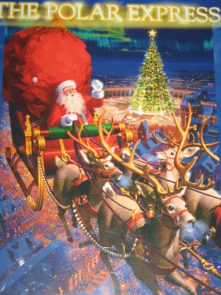 Polar Express Santa and Sleigh Puzzle 300pcs