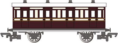 Toby's Museum Coach - Bachmann - arriving wc 1/11