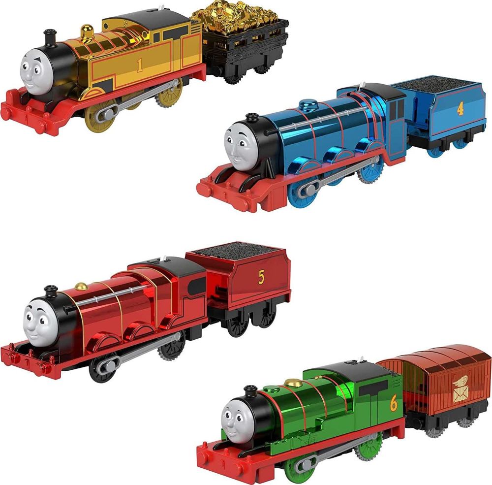 Celebration 4 Pk - Golden Thomas , Gordon , Percy and James - Thomas Motori