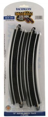 EZ Track 18" Radius Curve 4 Pk - Bachmann