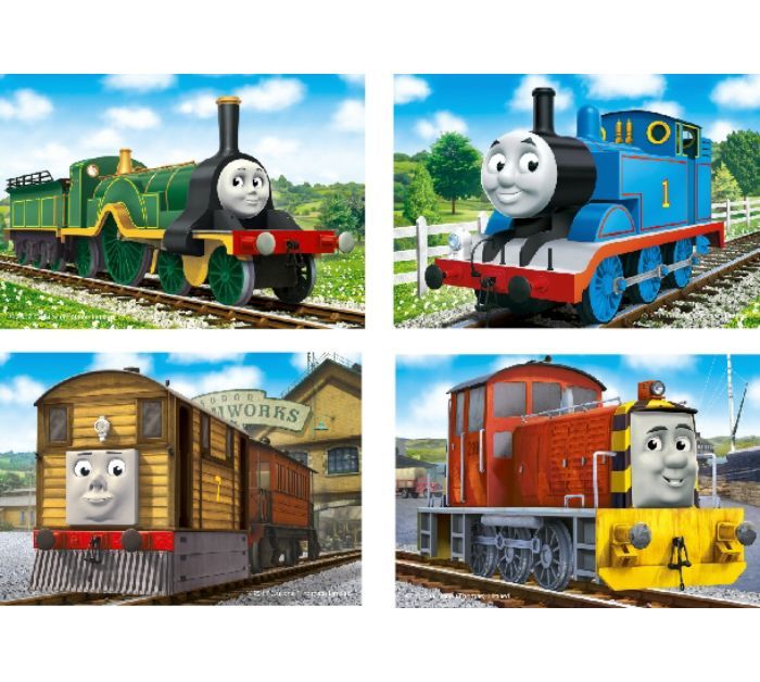 Thomas & Friends My First Puzzles Thomas, Toby, Salty & Emily (2, 3, 4 & 5 pce) - Ravensberger