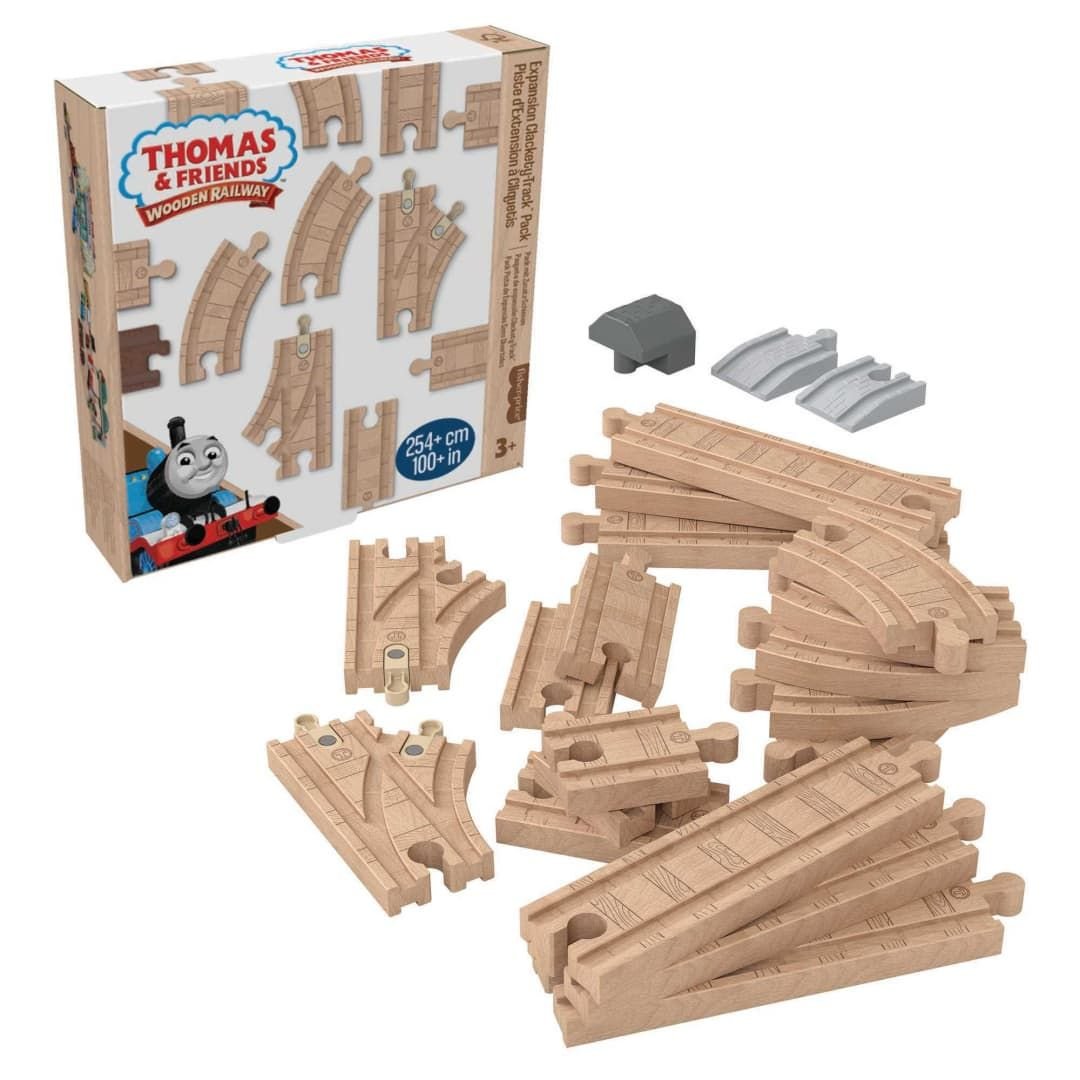 Wooden Railway Expansion Clackety Track™ Pack  - All Engines Go - Wooden