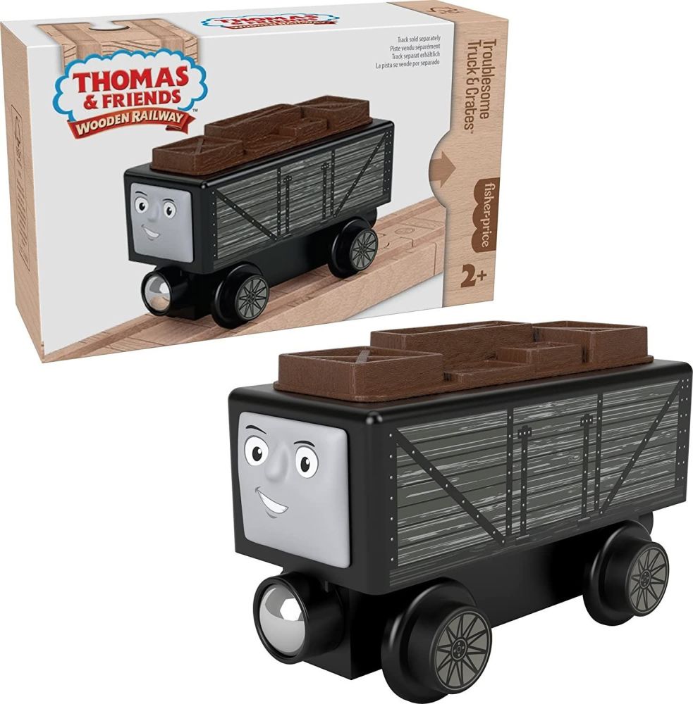 Troublesome Truck with Crates  - All Engines Go - Wooden