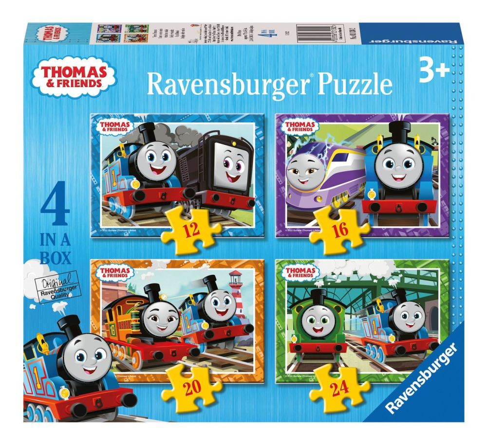 Thomas & Friends Fun Day Out Four In A Box (12, 16, 20, 24 Piece) Jigsaw Puzzle