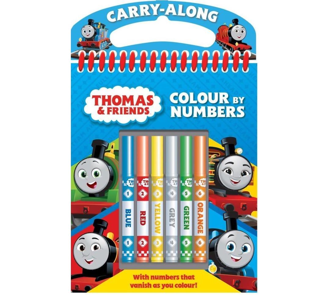 Thomas & Friends Carry-Along Colour By Numbers