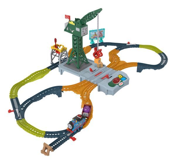 Thomas & Friends Talking Cranky Delivery Train Set - All Engines Go - Motor