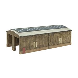 Wooden Carriage Shed - N Scale - Bachmann