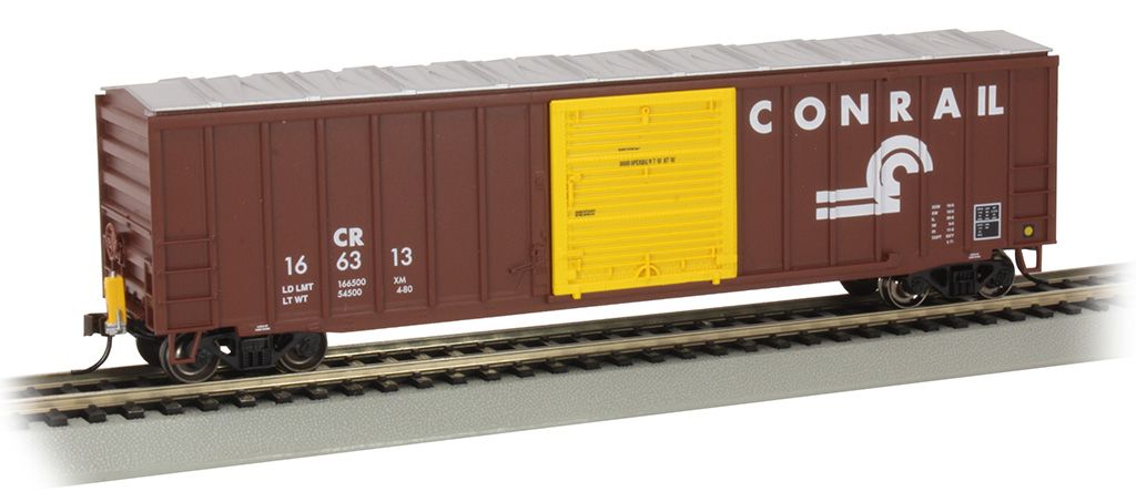 50' Outside Braced Box Car with FRED - Conrail #166313 -