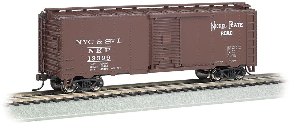 Nickel Plate Road # 13163 - Steam Era 40' Box Car (HO Scale)