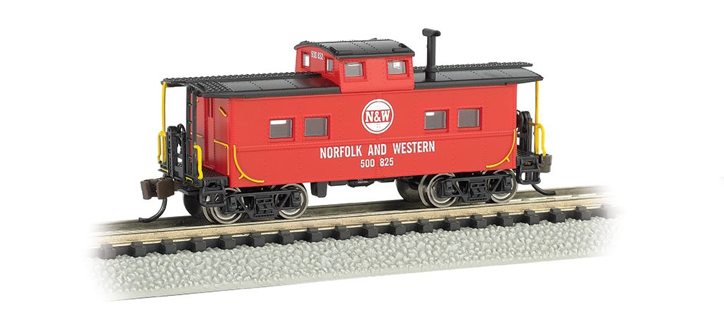 Norfolk & Western #500825 - Red - NE Steel Caboose