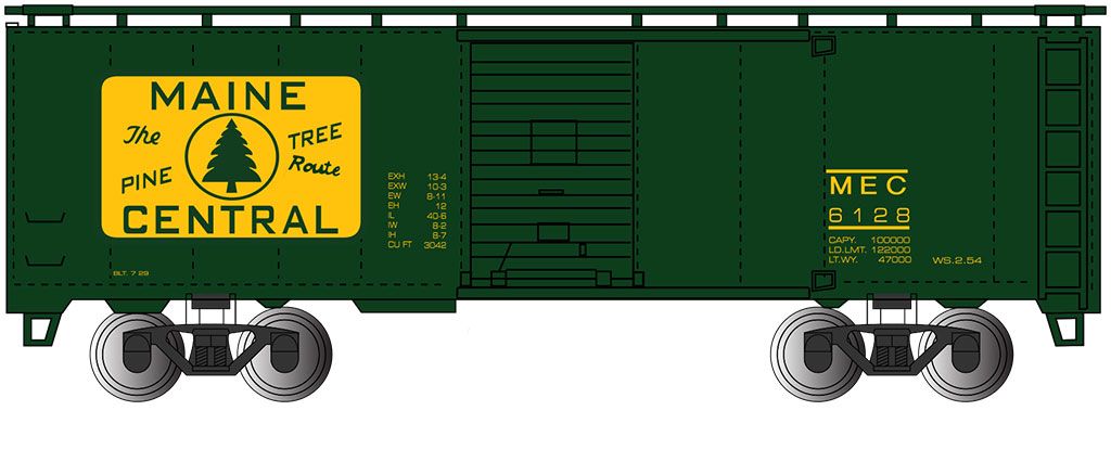 Maine Central #5527 40' Box Car