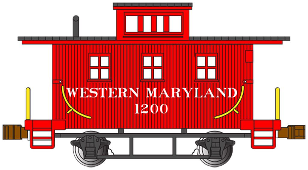 Western Maryland #1200 - Old-Time Caboose