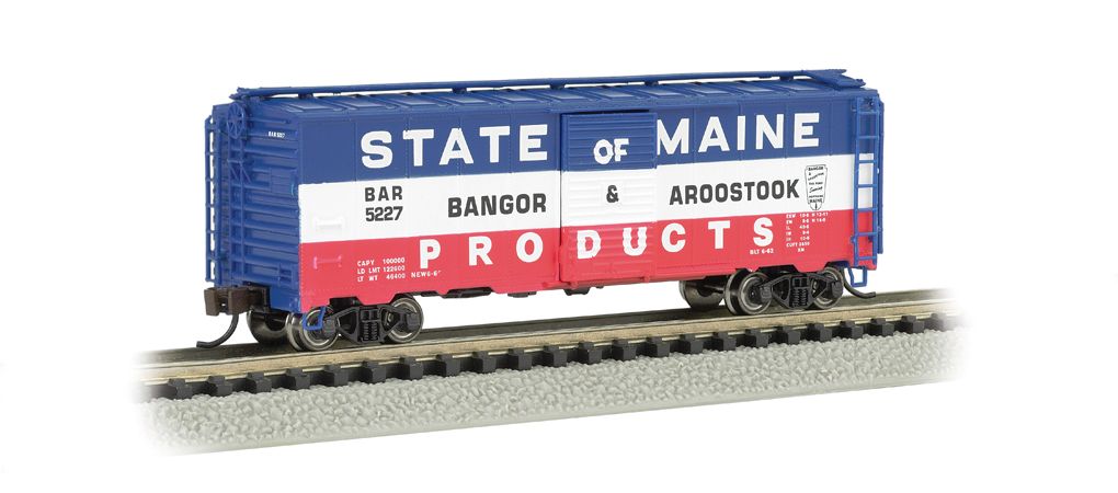 Bangor & Aroostook (Red, White & Blue) - AAR 40' Steel Box Car