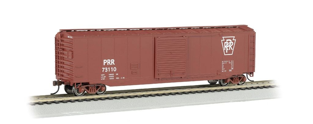 Tootally American Trains - PRR - 50' Sliding Door Box Car (HO Scale ...