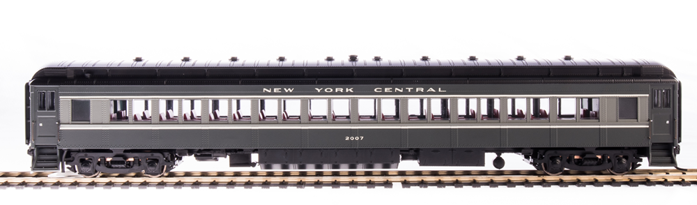 NYC 80' Passenger Coach, Two-tone Gray, 2-pack A