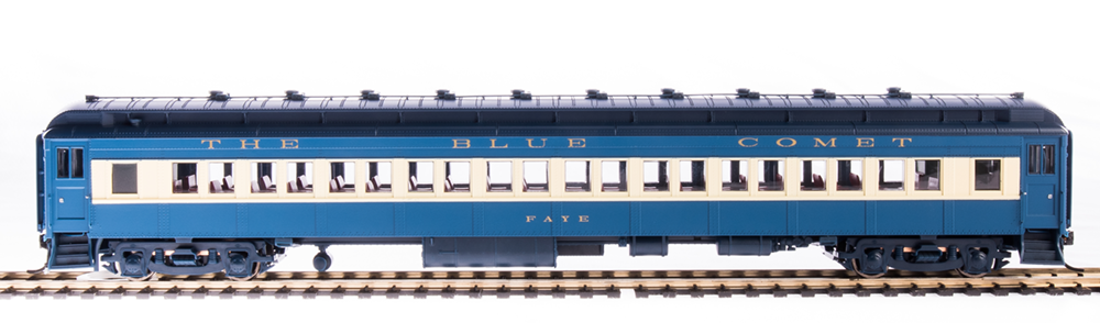 CNJ 80' Passenger Coach, Blue Comet, 2-pack B