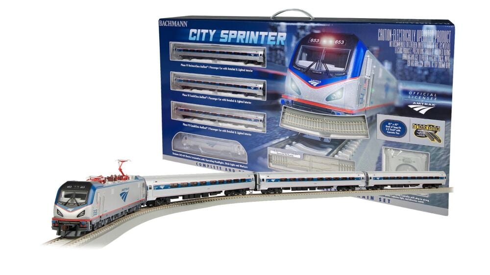 Amtrak City Sprinter Set DCC/Sound Ready