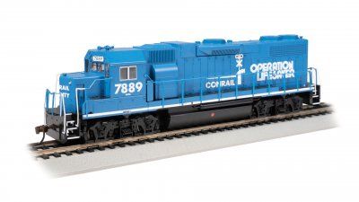 EMD GP38-2 - Conrail #7889 (Operation Lifesaver)/DCC Ready