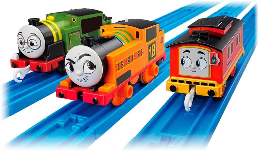 GoGo Thomas 3 pk - Bruno , Whiff and Nia - Plarail