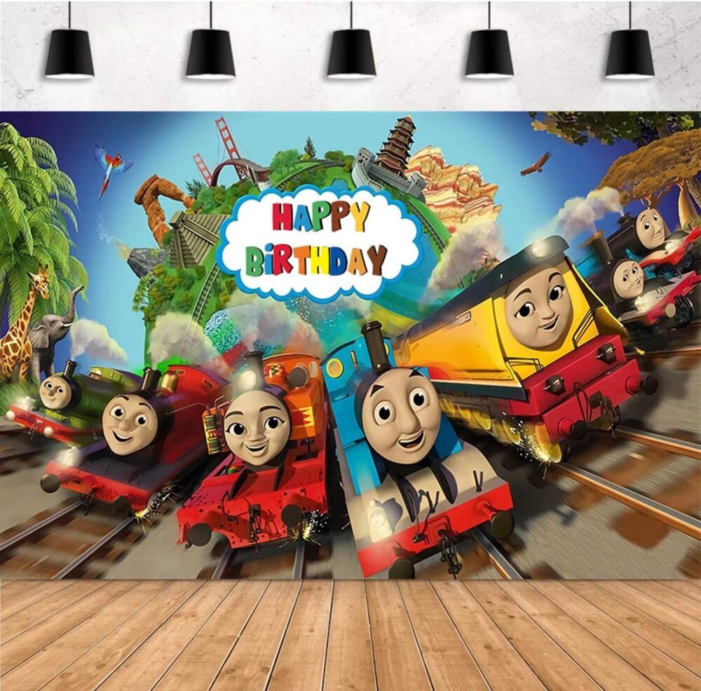 Thomas Party Photo Backdrop