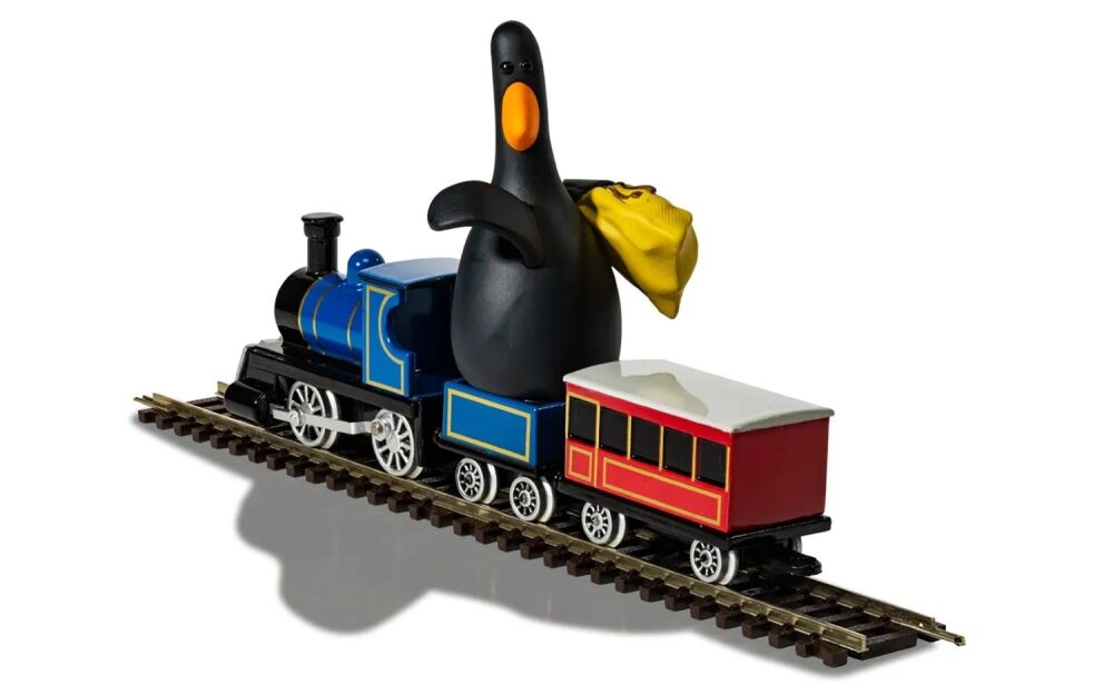 Wallace & Gromit - The Wrong Trousers - Feathers McGraw & Locomotive