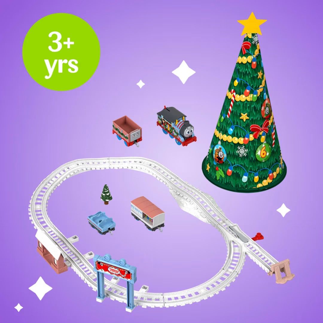 Christmas Tree Train Set - All Engines Go - Motorised