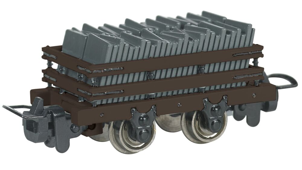Narrow Gauge Slate Wagon with Load - Brown - Bachmann