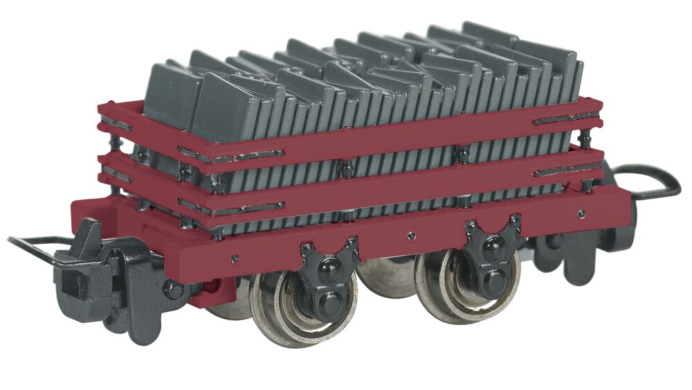 Narrow Gauge Slate Wagon with Load - Oxide - Bachmann