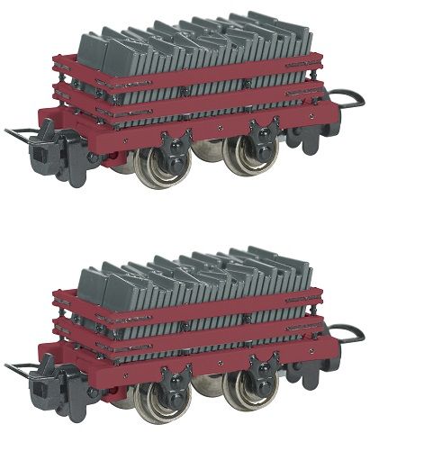 Narrow Gauge Slate Wagon with Load - Oxide - X 2 - Bachmann