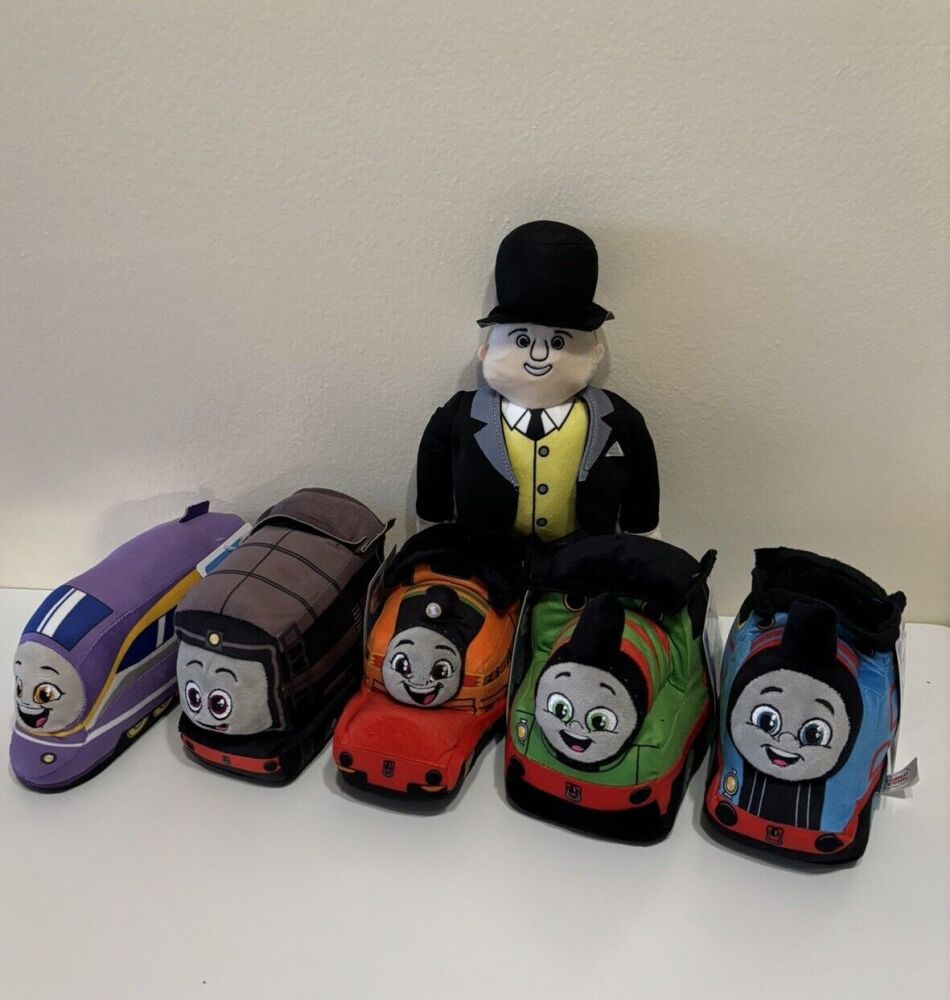 Thomas And Friends 6” To 10” Full Set Of 6 Plush
