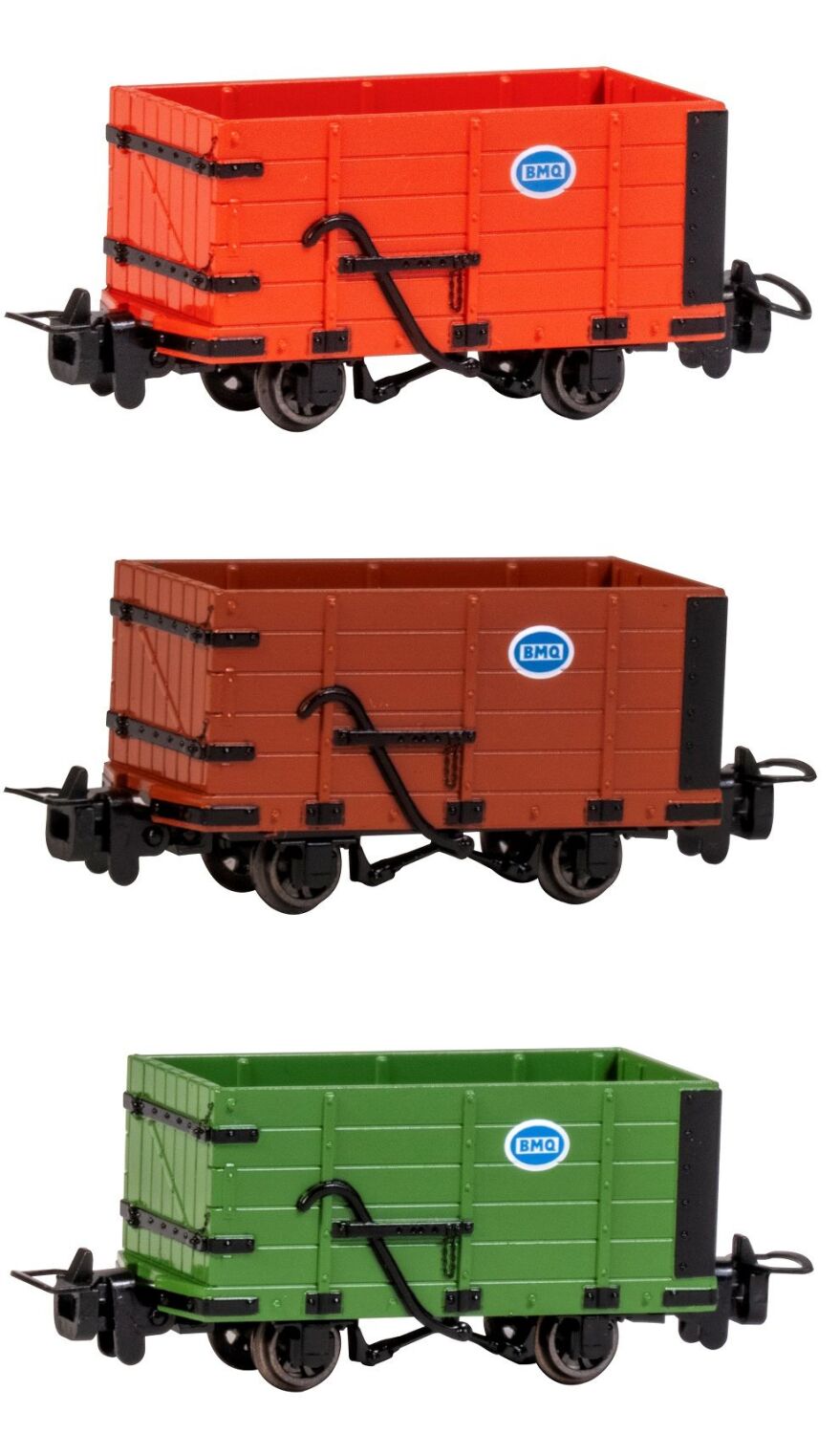 Narrow Gauge High-Side Wagon - Set of 3 - one of each colour - Bachmann - P